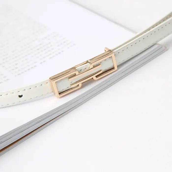 PU Leather Thin Belts For Women - Image 5