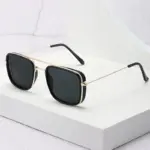 Metal Square Frame Sunglasses For Men