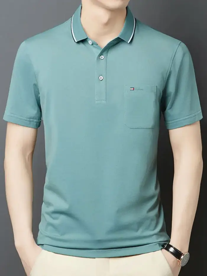 New Soft Cotton Polo For Men - Image 6