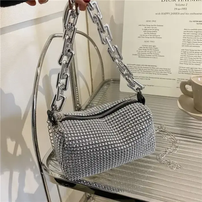 Luxury Rhinestone Shoulder Bags For Women - Image 3