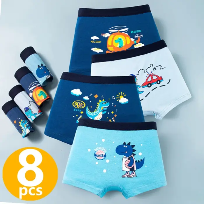 Breathable Cotton Underwear For Boys - Image 1
