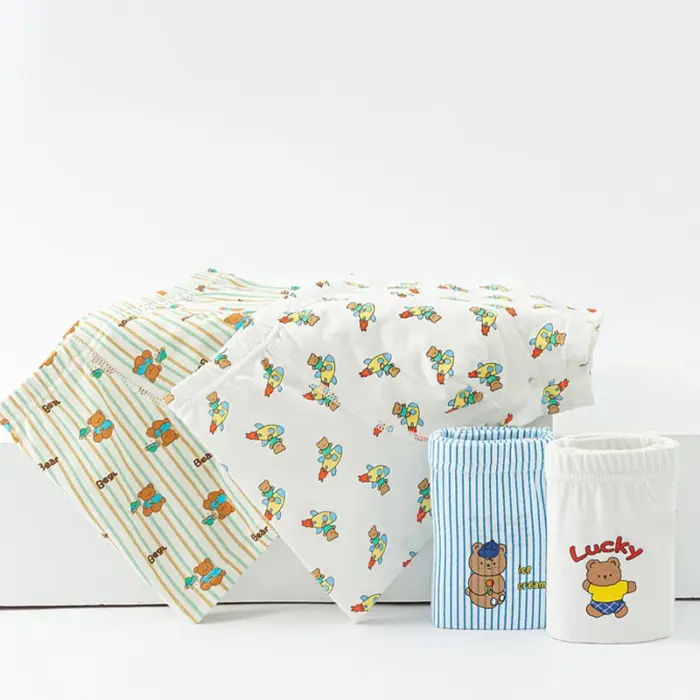 4 Pcs Cotton Underwear For Kids - Image 4