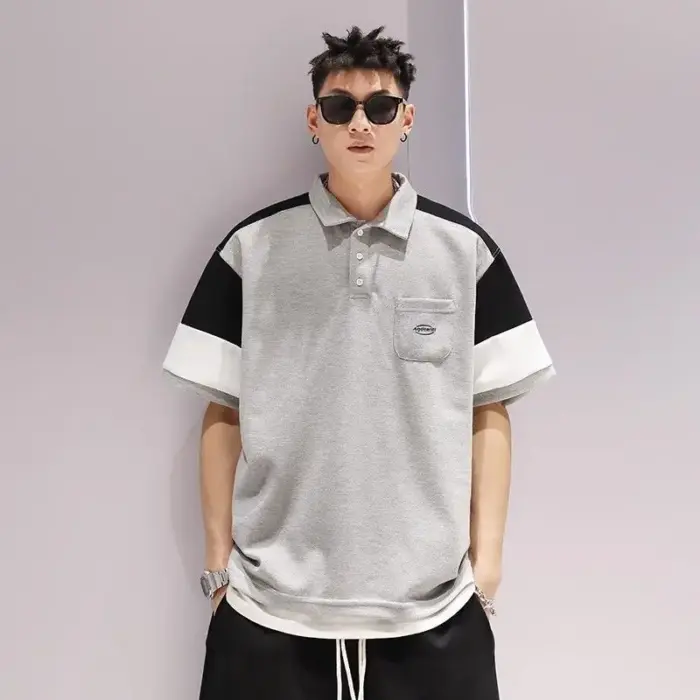 Casual Loose Polo Shirts For Men - Image 4