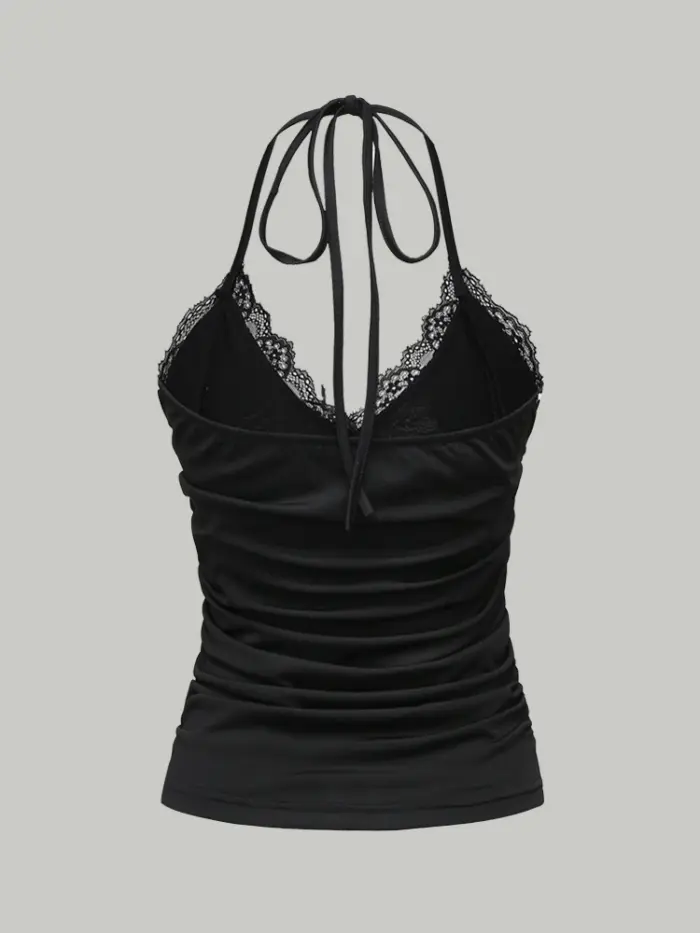Sexy Lace V-neck Tops For Women - Image 2