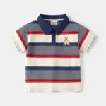 Basic Cotton Polo Shirts For Boy - Image 2