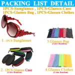 Oversized Polygon Frame Sunglasses For Women - Image 3