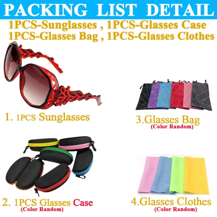 Oversized Polygon Frame Sunglasses For Women - Image 3