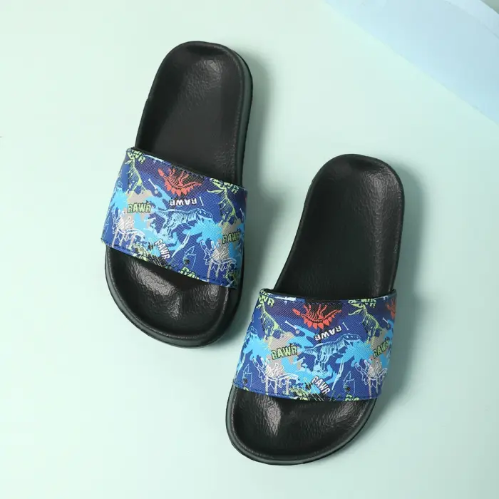 Waterproof Dinosaur Slippers For Boys - Image 1