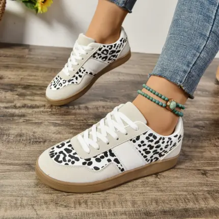 New Leopard Sneakers For Women