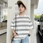 Luxury Striped T-Shirts For Boys - Image 6