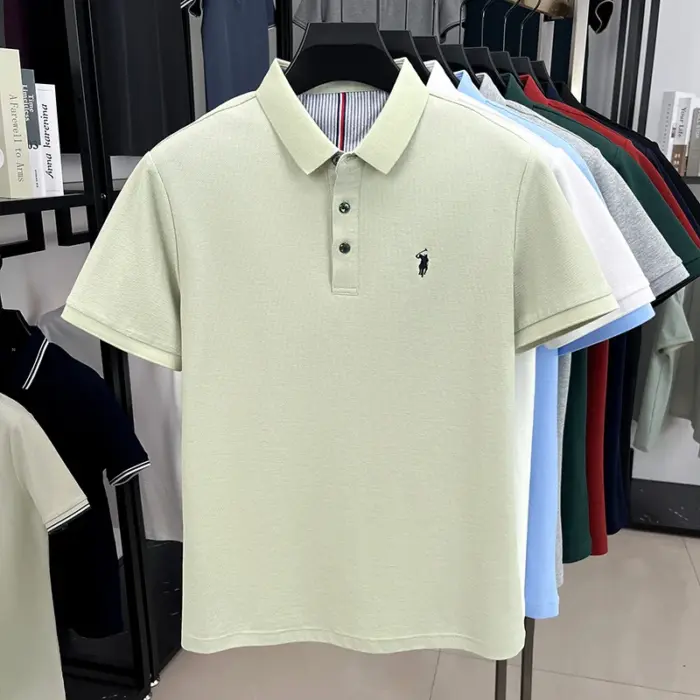 100% Pure Cotton Polo Shirts For Men - Image 5