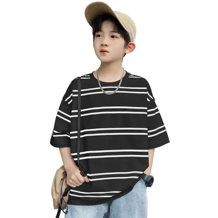 Luxury Striped T-Shirts For Boys - Image 5