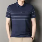 Summer Ice Silk Polo Shirts For Men - Image 3