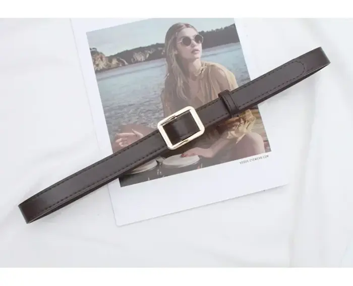 Minimalist Metal Buckle Belts For Women - Image 6