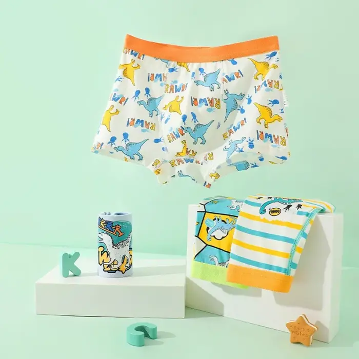 New Multipack Dinosaur Boxers For Boys - Image 3