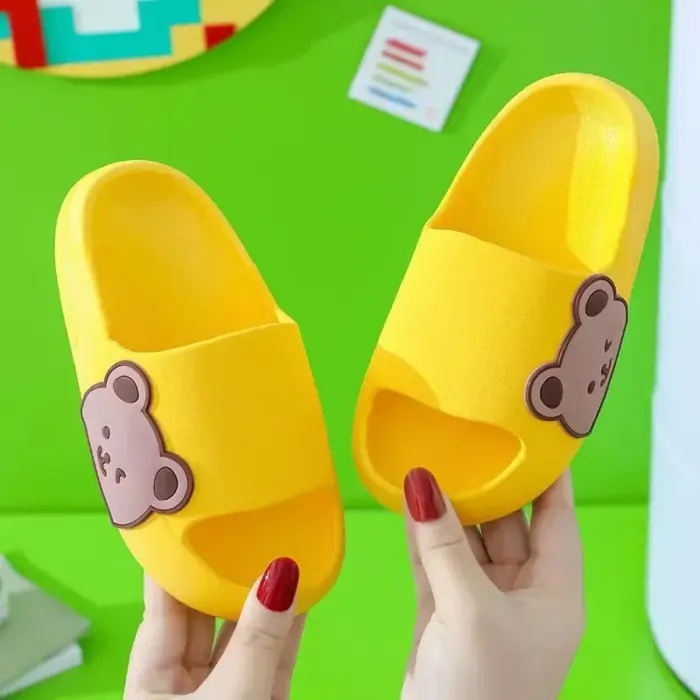 Cute Bear Slippers For Boys - Image 2