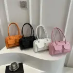 Casual Double Pocket Shoulder Bags For Women - Image 5