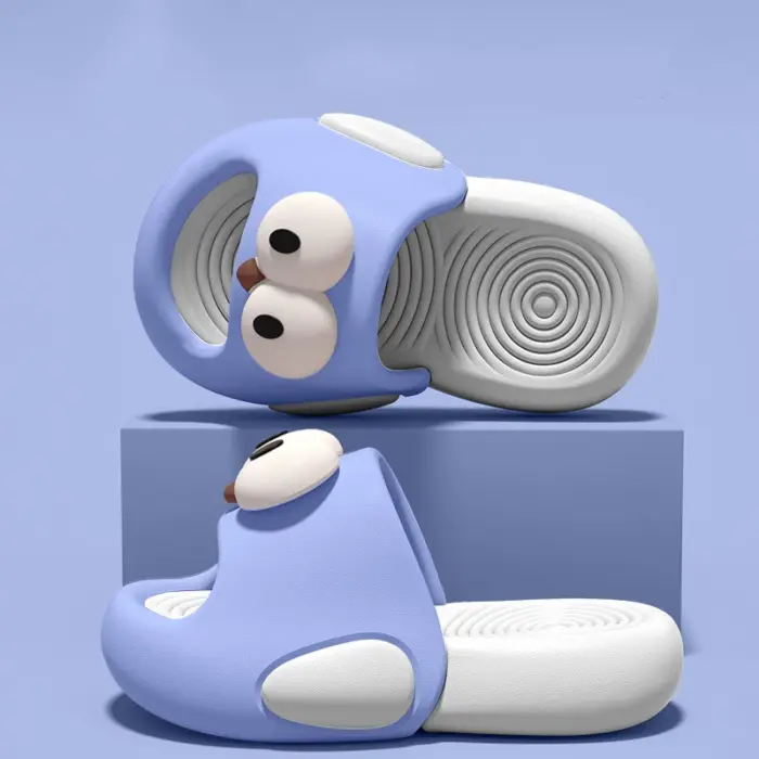 New Big Eyes Thick Sole Slippers For Kids - Image 1