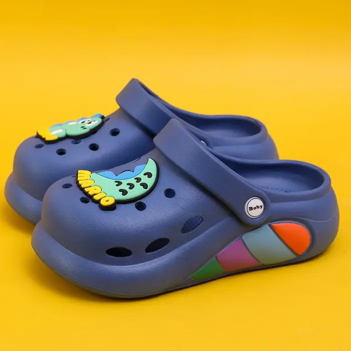 Dinosaur Soft Bottom Clogs For Boys - Image 4