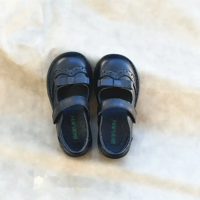 High Quality Leather School Shoes For Girls - Image 4