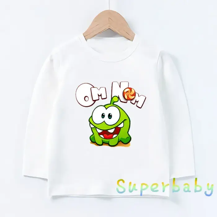Cartoon Print Long Sleeve T-Shirts For Kids - Image 1