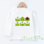 Cartoon Print Long Sleeve T-Shirts For Kids - Image 4