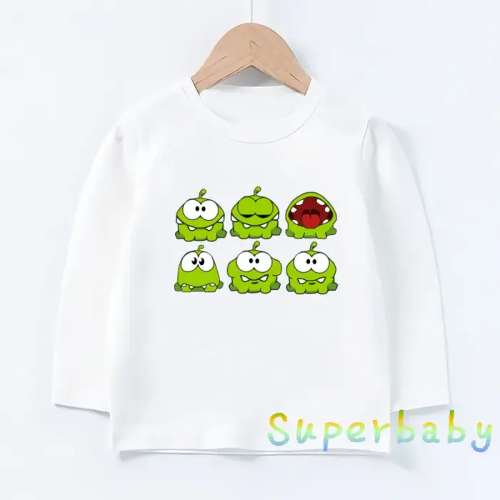 Cartoon Print Long Sleeve T-Shirts For Kids - Image 4