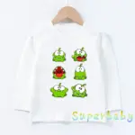 Cartoon Print Long Sleeve T-Shirts For Kids - Image 5