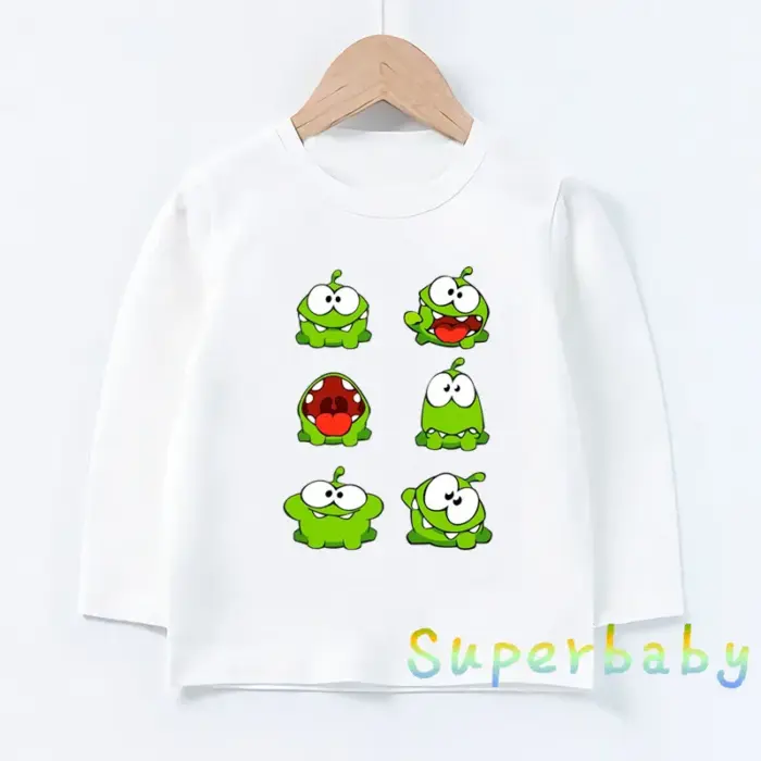 Cartoon Print Long Sleeve T-Shirts For Kids - Image 5