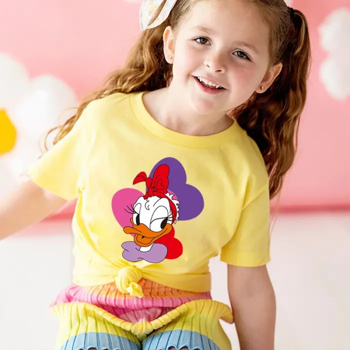 Disney Print T-shirts For Girls - Image 4