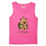 Capybara Sleeveless Vest Tops For Girls - Image 2