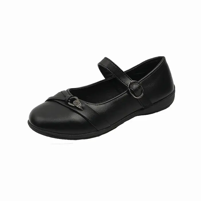 Formal Leather School Shoes For Girls - Image 6