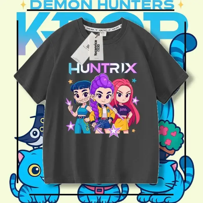 New K-pop Demon Hunters T-Shirts For Kids - Image 6
