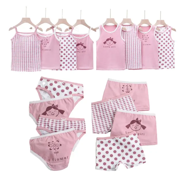 Knickers and Sleeveless Tank Top Set For Girls - Image 3
