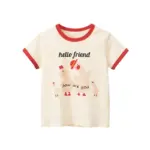 Casual Flower T-shirts For Girls - Image 5