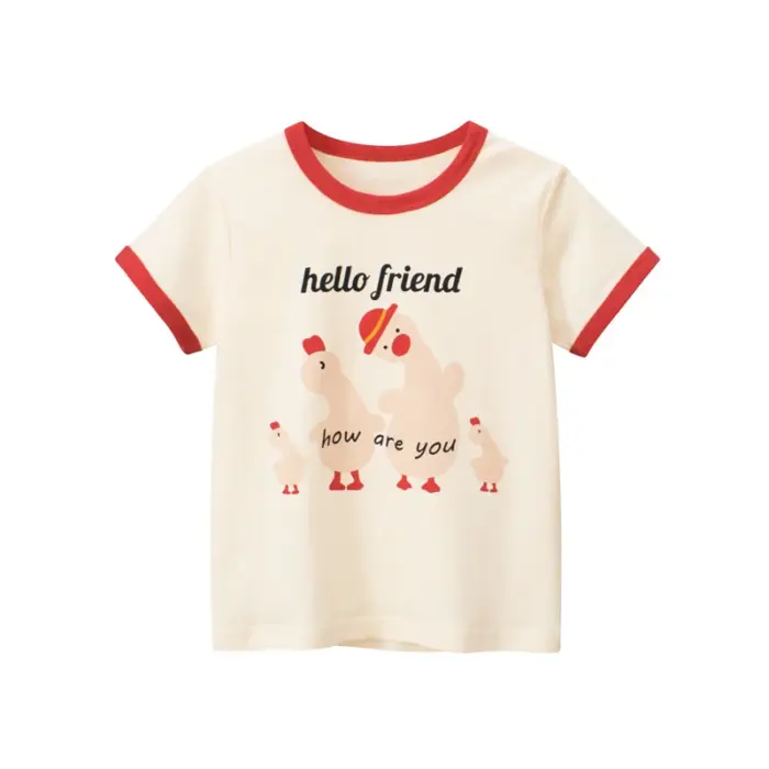 Casual Flower T-shirts For Girls - Image 5