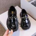 Classic Black Loafers For Girls