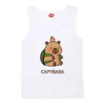 Capybara Sleeveless Vest Tops For Girls - Image 5