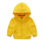 Casual Zipper Fleece Hoodies For Kids - Image 5