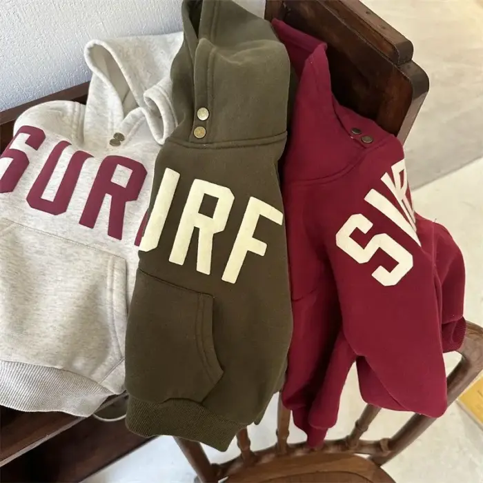 Casual Letter Sweatshirts For Kids - Image 3