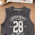 Cotton Sleeveless Vest For Kids - Image 5