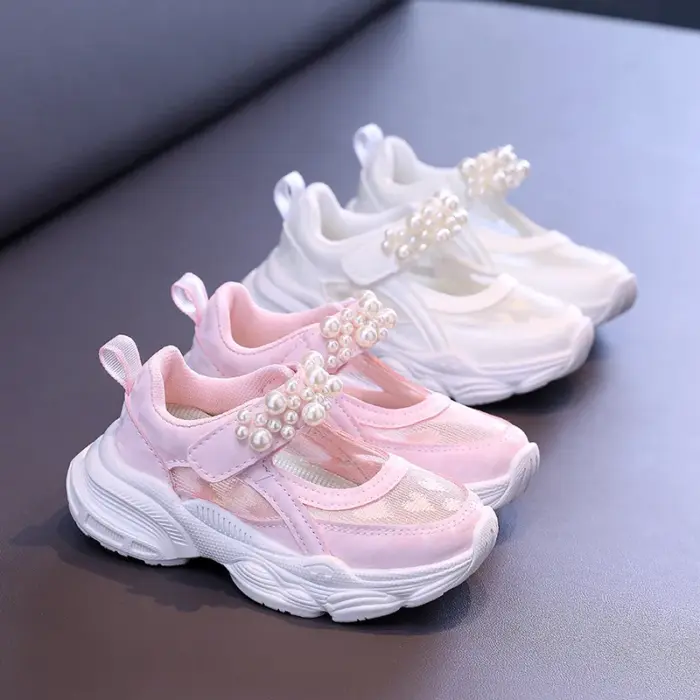 Breathable Mesh Trainers For Girls - Image 1