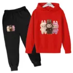 New Trendy Labubu Tracksuits For Girls - Image 4