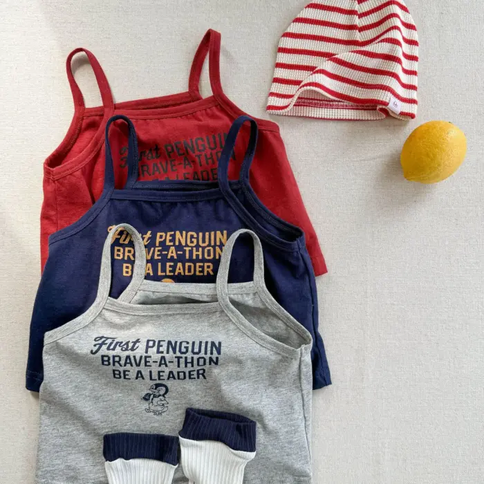 Cotton Sleeveless T-Shirts For Girls - Image 2