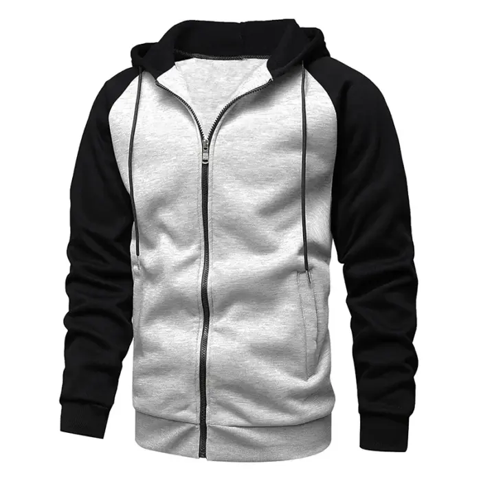 Casual Zipper Hoodies For Men - Image 1