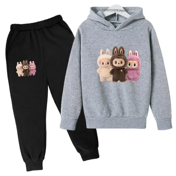 New Trendy Labubu Tracksuits For Girls - Image 6