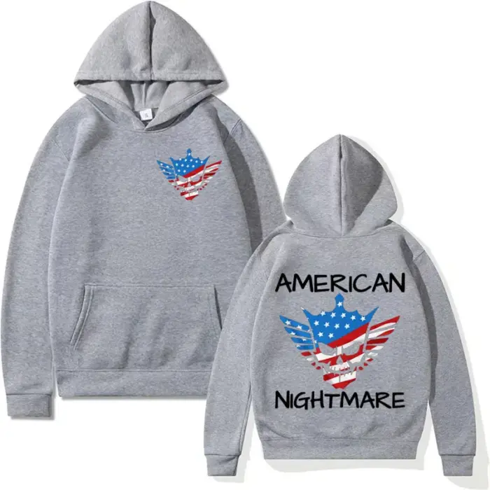 Oversized American Nightmare Hoodies For Men - Image 5