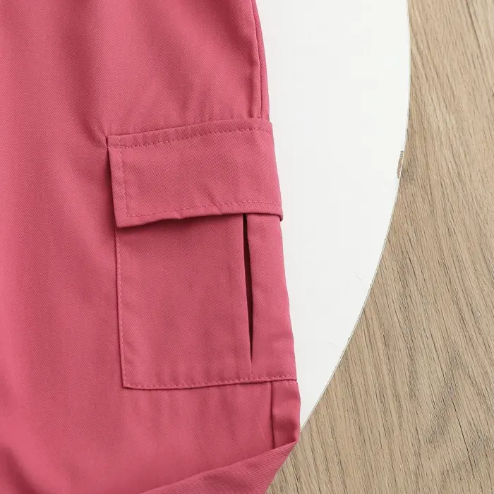 New T-Shirt And Trousers Set For Girls - Image 6