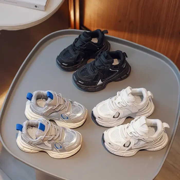 Non-slip Lace-up Trainers For Kids - Image 3