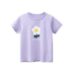 Casual Flower T-shirts For Girls - Image 6